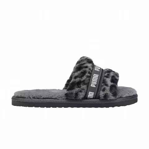 Puma Wmns Fluff Slide 'I Am The Drama - Grey Leopard'