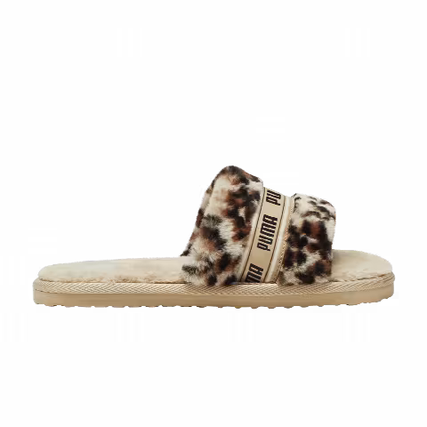 Puma Wmns Fluff Slide 'I Am The Drama - Putty Leopard'