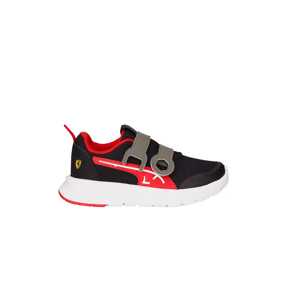 Scuderia Ferrari x Puma Evolve PTC 5 Toddler Black Rosso Corsa