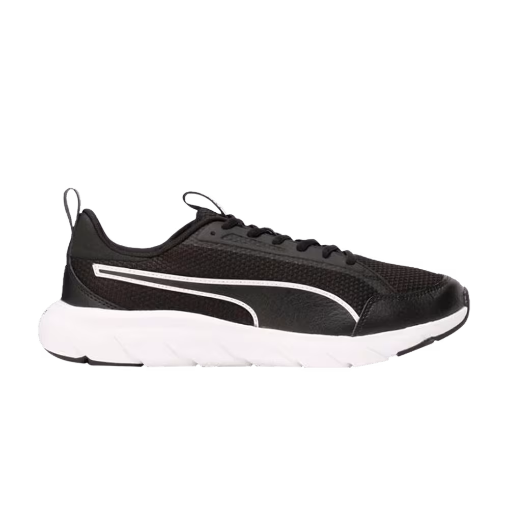Puma Softride Flex Lace Wide Black White
