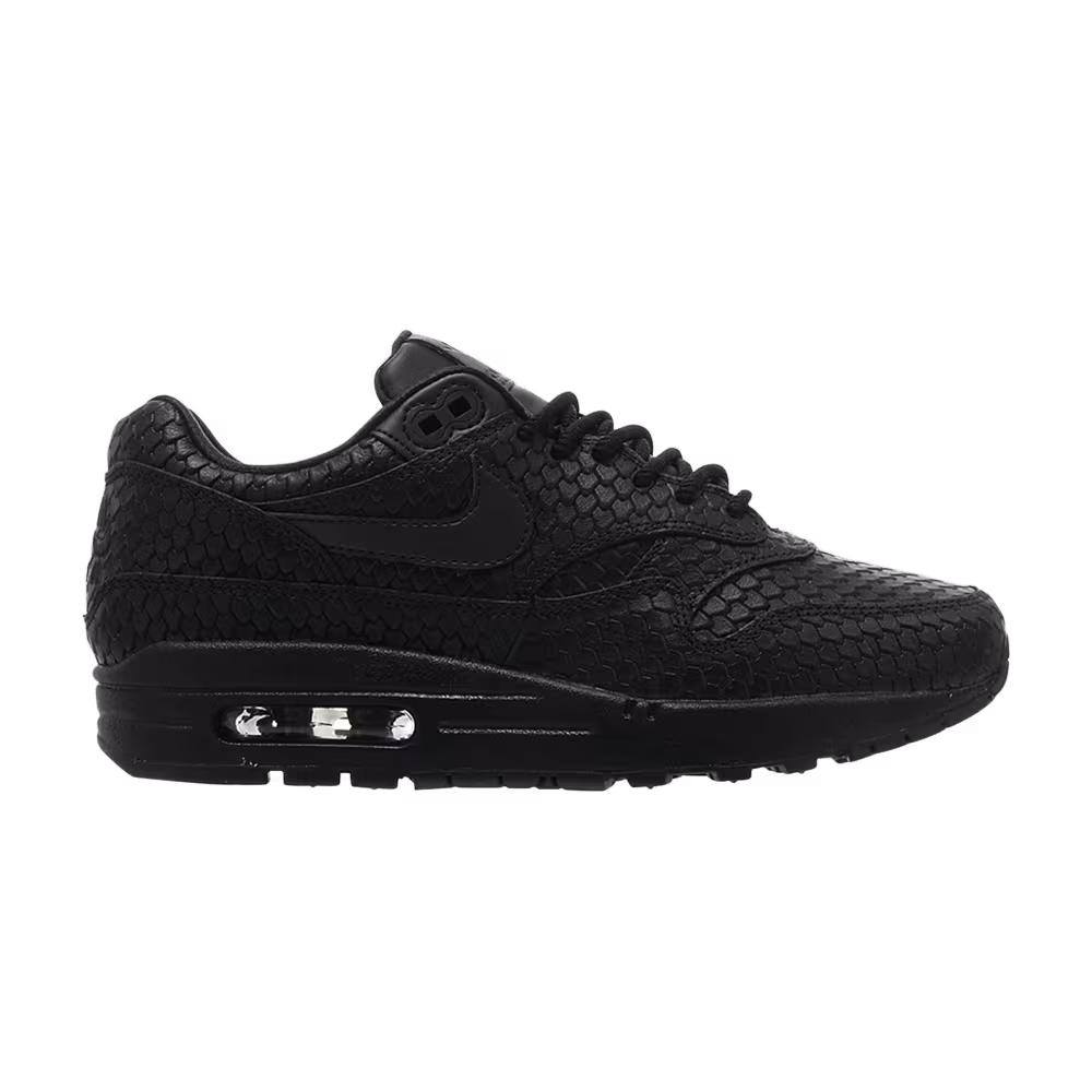 Nike Women's Air Max 1 Premium Black Snakeskin