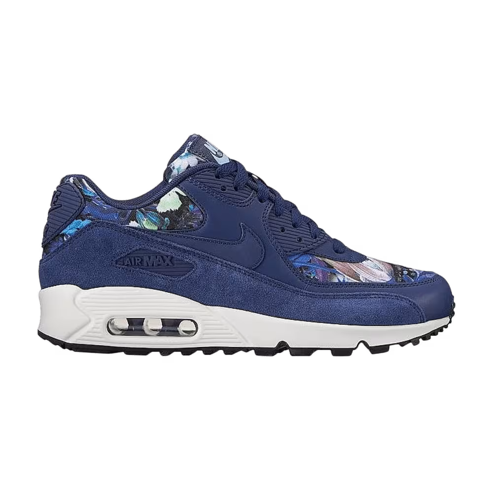 Nike Women's Air Max 90 SE Floral Binary Blue