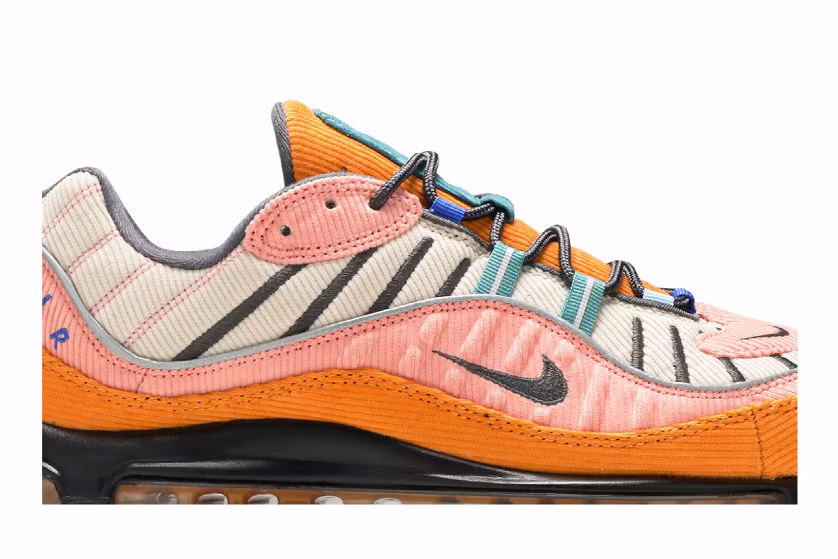 Nike Air Max 98 Corduroy Pack - Orange, view 3