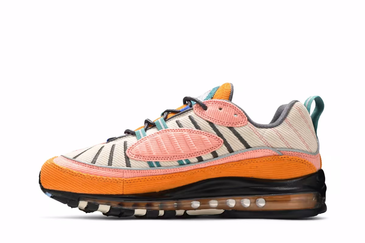 Nike Air Max 98 Corduroy Pack - Orange, view 4