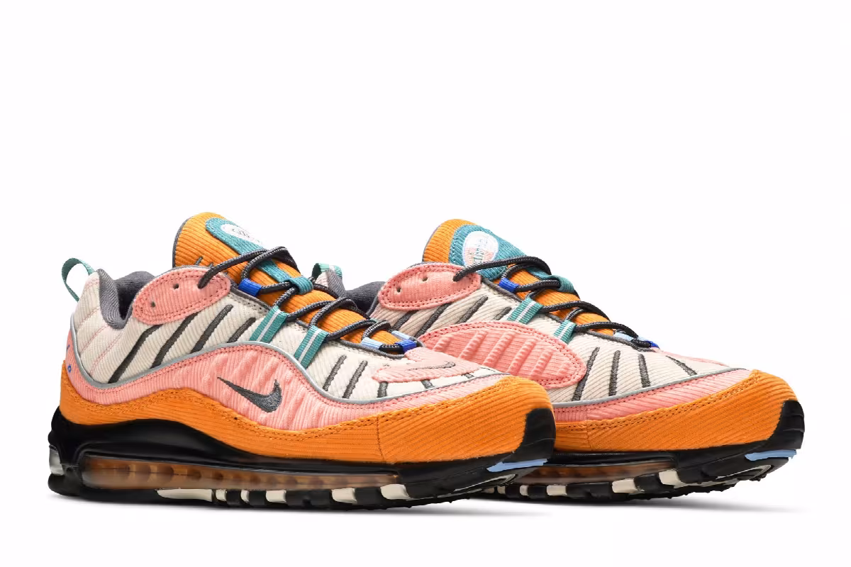 Nike Air Max 98 Corduroy Pack - Orange, view 9