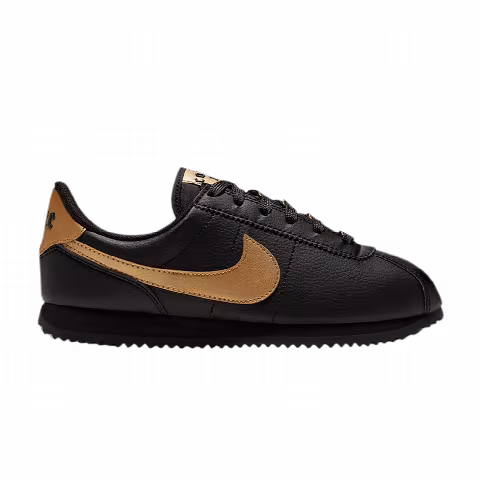 Nike Cortez Basic SL VTF GS 'Black Metallic Gold'