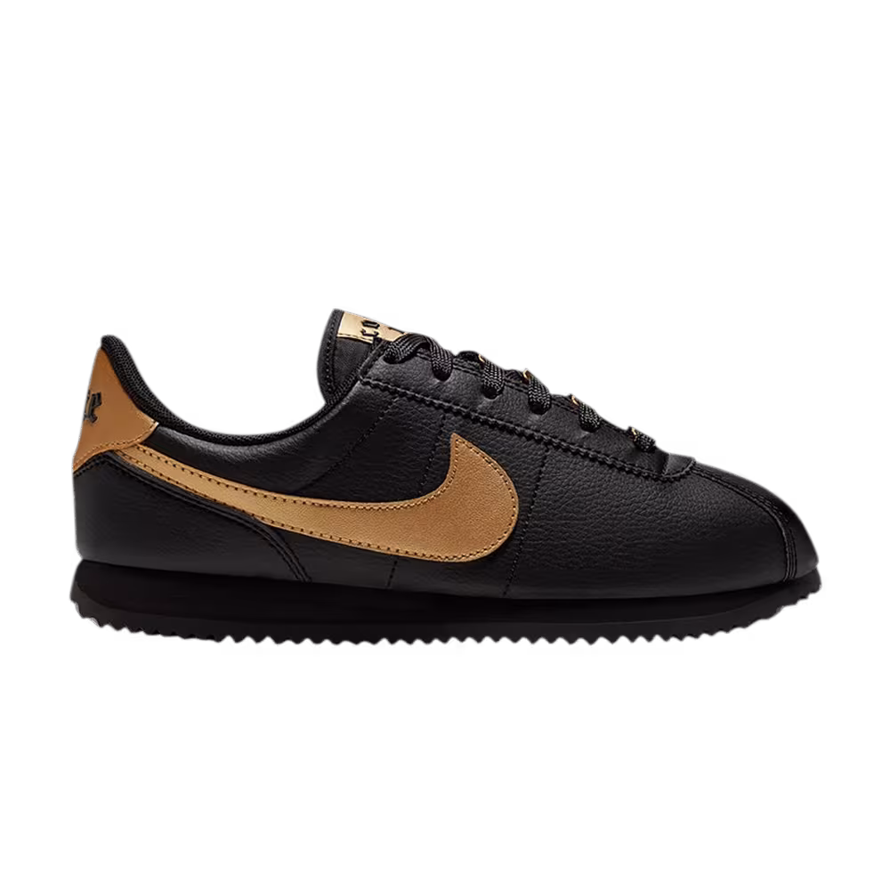 Nike Cortez Basic SL VTF GS Black Metallic Gold