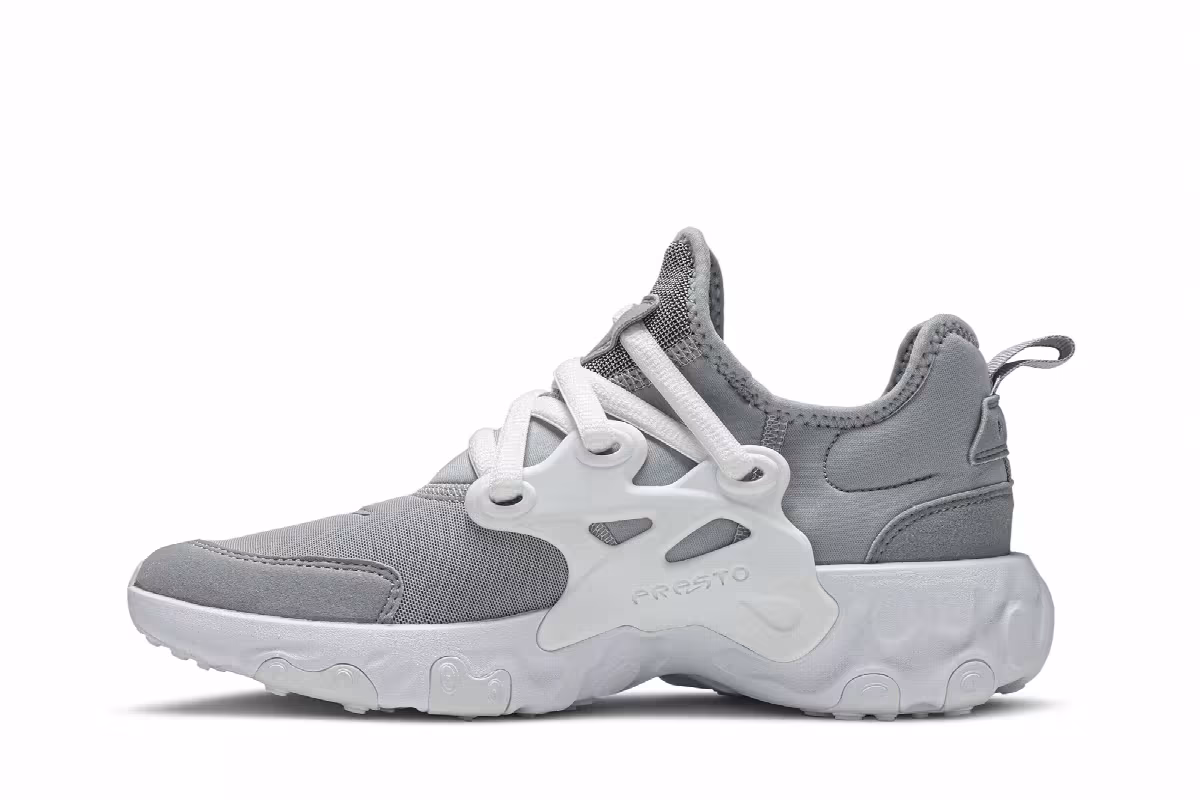 Nike React Presto GS Wolf Grey, view 4