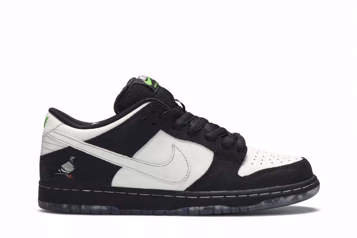Jeff Staple x Nike Dunk Low Pro SB Panda Pigeon, view 2