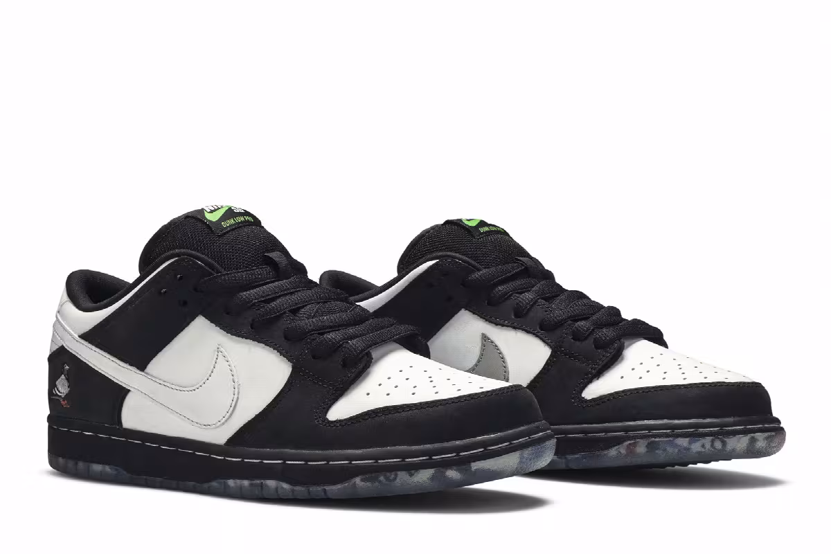 Jeff Staple x Nike Dunk Low Pro SB Panda Pigeon, view 9
