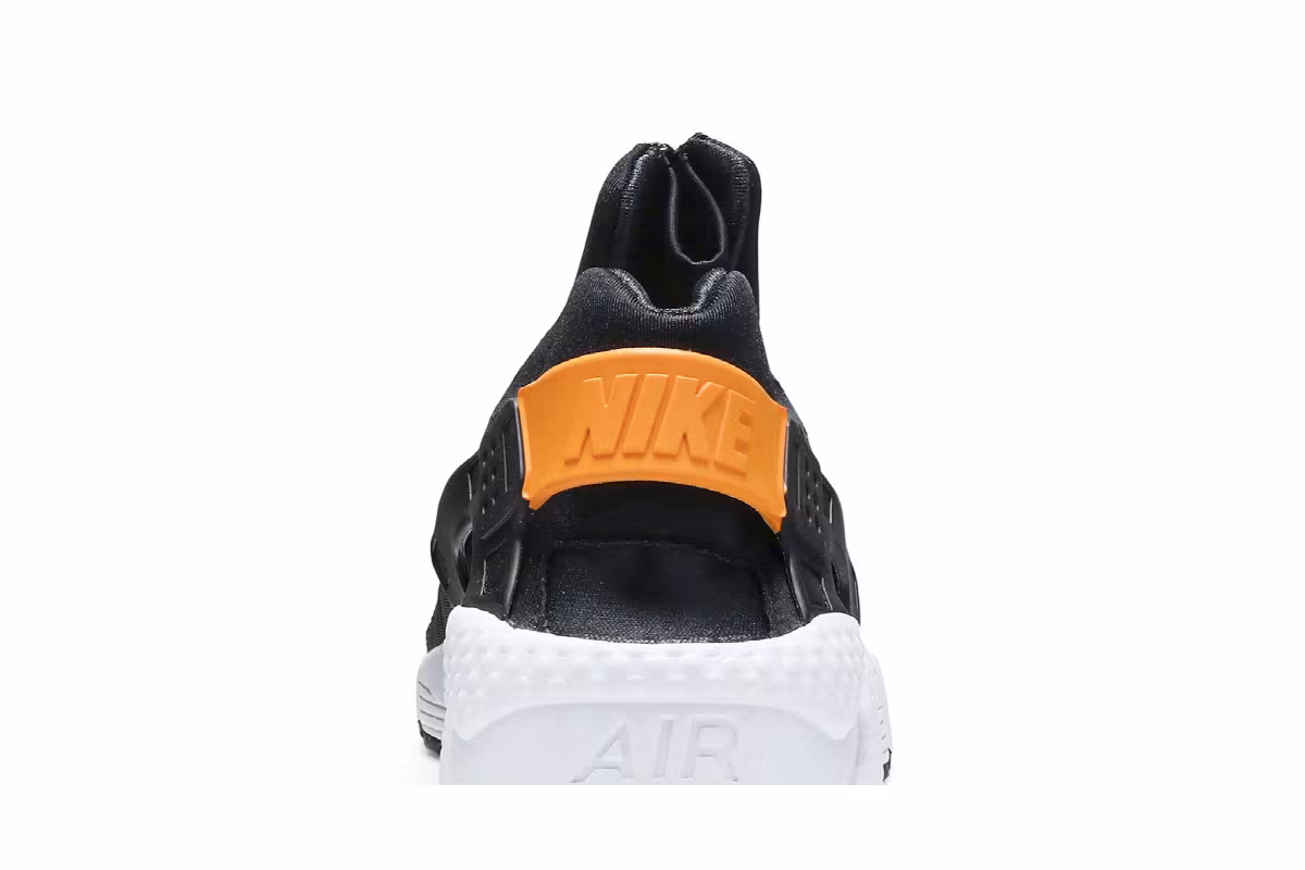 Nike Air Huarache Run EXT Zip Black Orange Peel, view 8