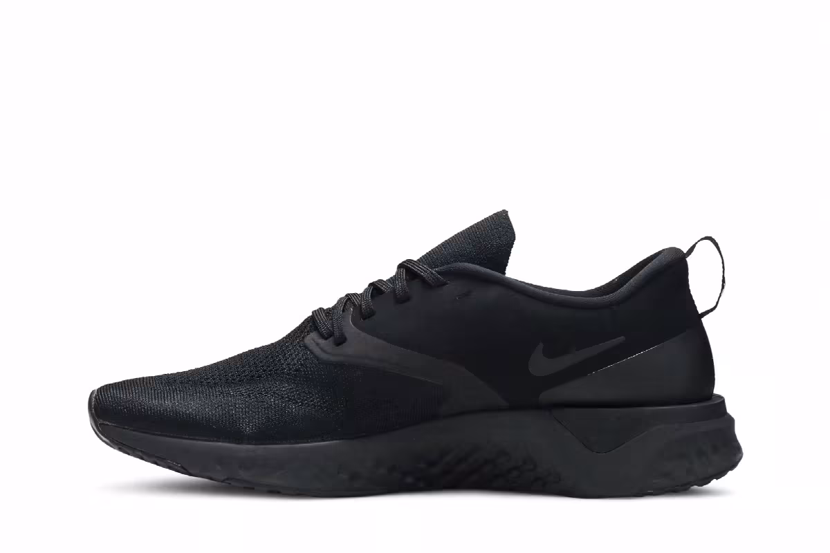 Nike Odyssey React 2 Flyknit Triple Black, view 4