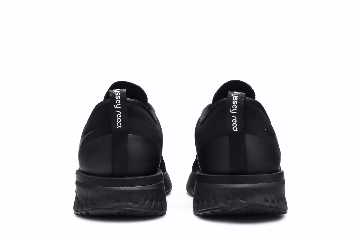 Nike Odyssey React 2 Flyknit Triple Black, view 7