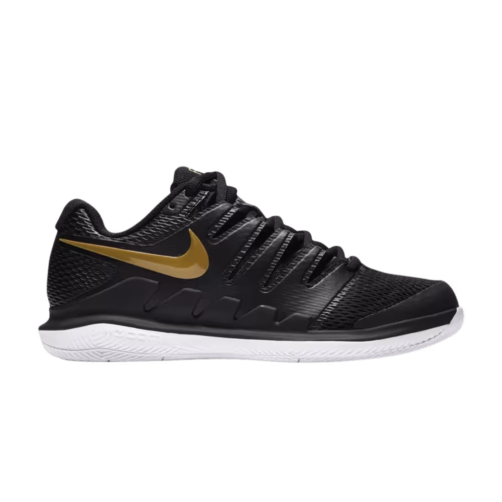 Nike Women's Air Zoom Vapor X Black Metallic Gold