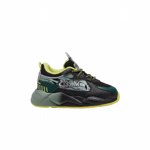 Hot Wheels x Puma RS-X Toddler 'Black Green Moon'