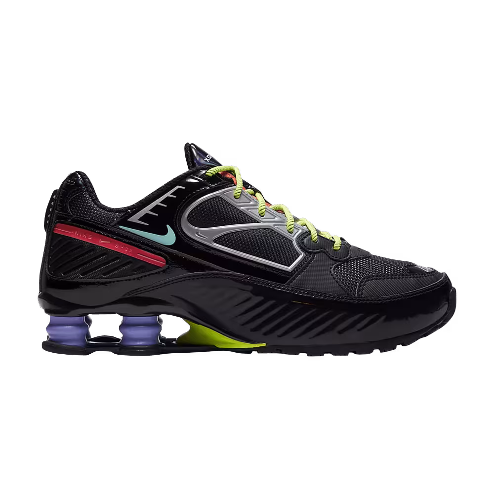 Nike Women's Shox Enigma Black Metallic Silver