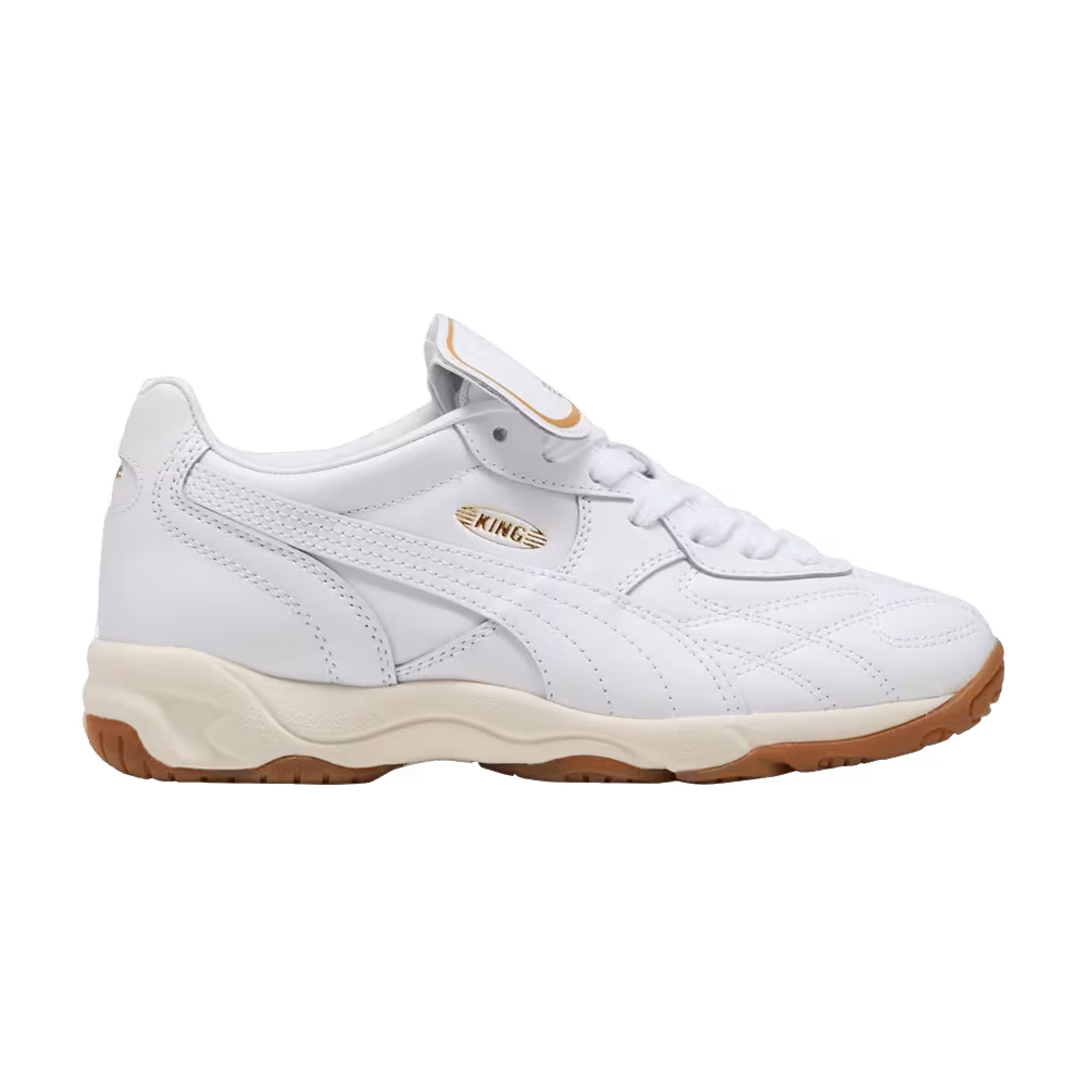 Puma King Indoor Big Kid White Frosted Ivory
