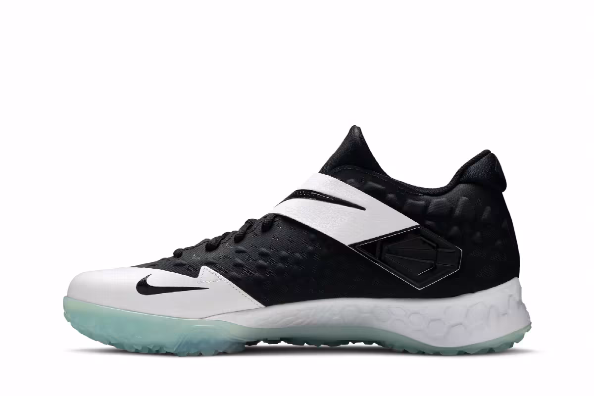 Nike Force Zoom Trout 6 Turf Black, view 4
