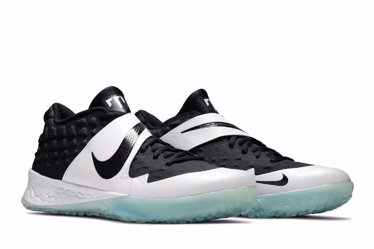 Nike Force Zoom Trout 6 Turf Black, view 9