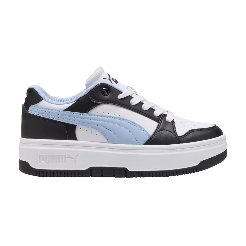 Puma Women's Rebound Femme Low White Haute Tropic Black