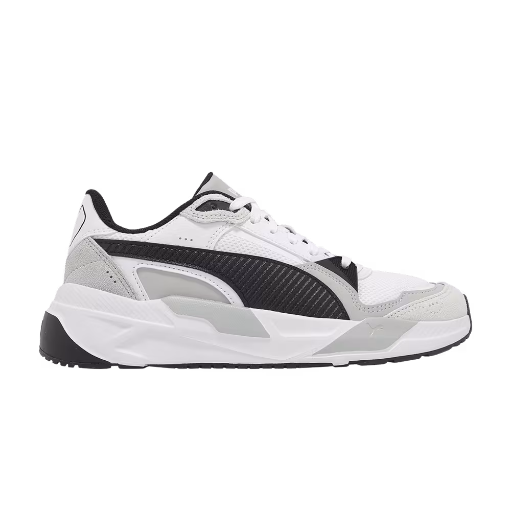 Puma Trinity 2 Jr White Black Cool Light Grey