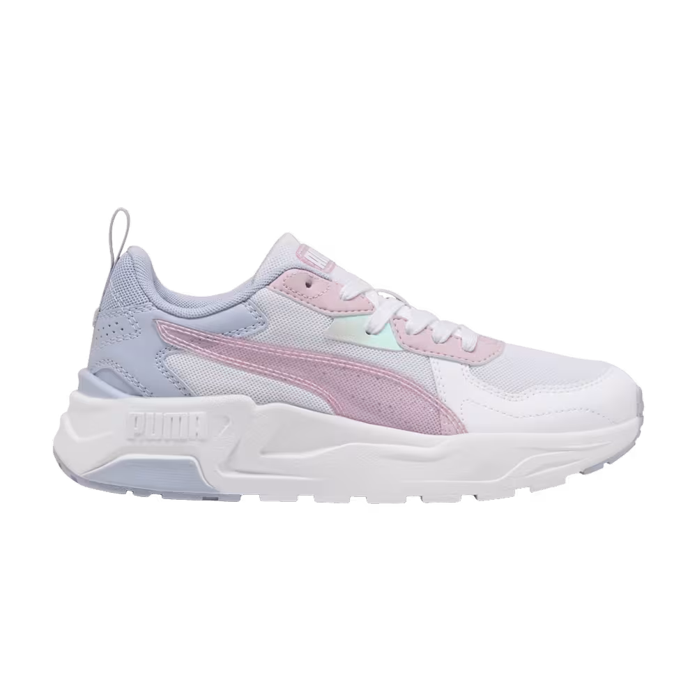 Puma Trinity Lite Big Kid Blurry Dreams - White Rose Mauve