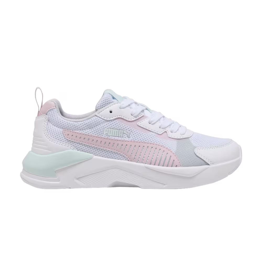 Puma X-Ray 3 Jr White Rose Mauve Peaceful Blue