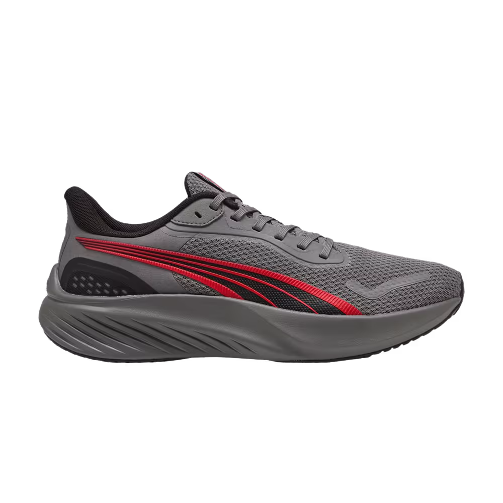 Puma Pounce Lite Cool Dark Grey For All Time Red