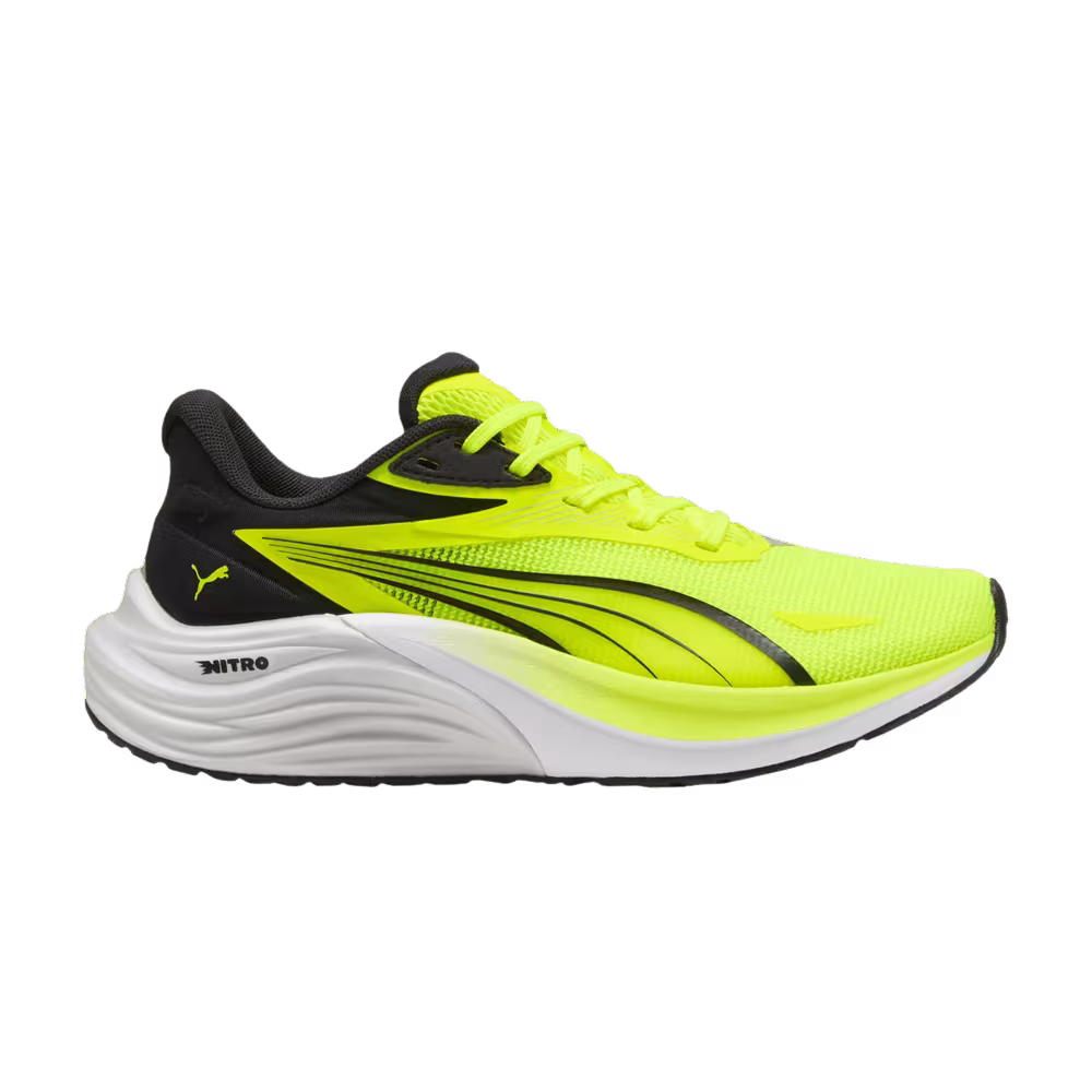Puma Electrify Nitro 4 Big Kid Yellow Alert