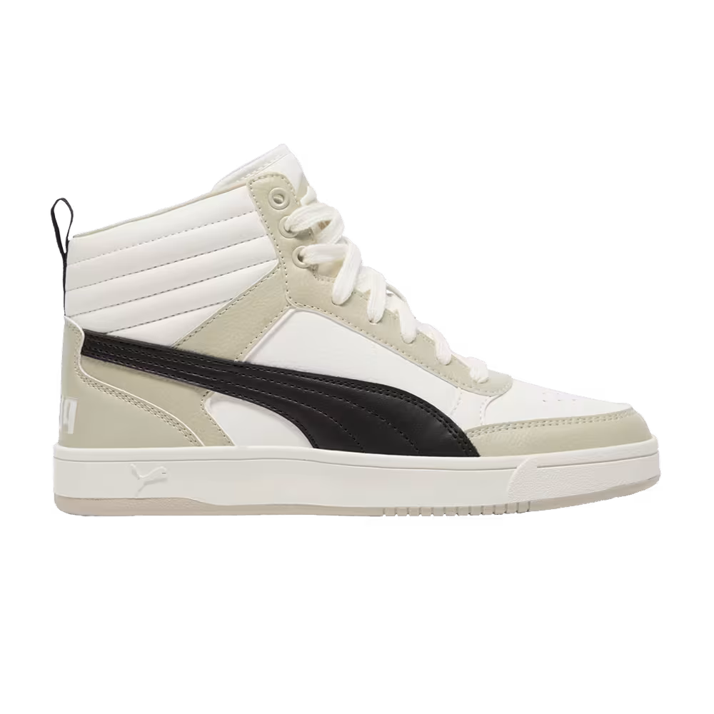Puma Dribble Mid Warm White Black Desert Dust