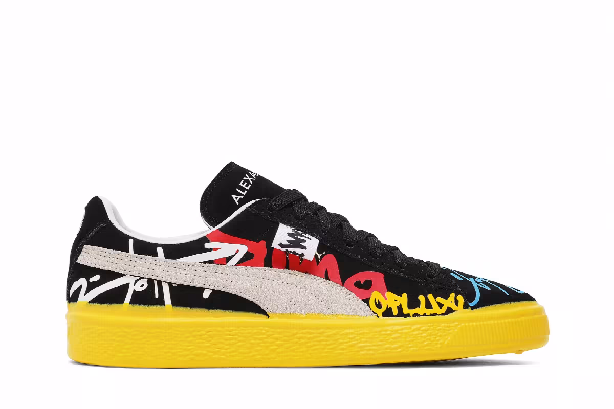 G-Tag x Puma Suede Alexander John Design - Black, view 2