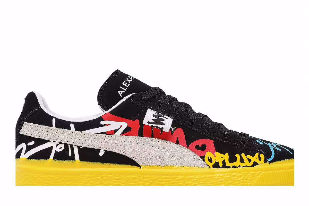 G-Tag x Puma Suede Alexander John Design - Black, view 3