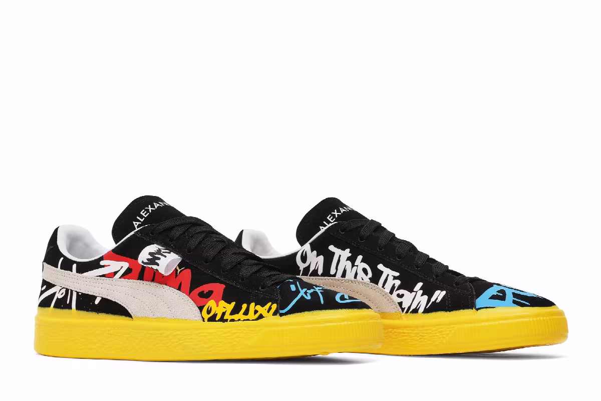 G-Tag x Puma Suede Alexander John Design - Black, view 9