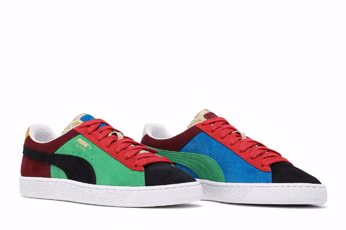 Puma Suede Classix Black Multi, view 9