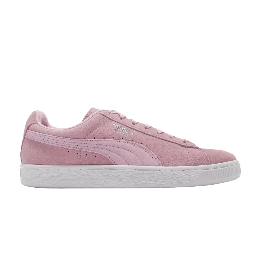 Puma Women's Suede Galaxy Pale Pink Silver