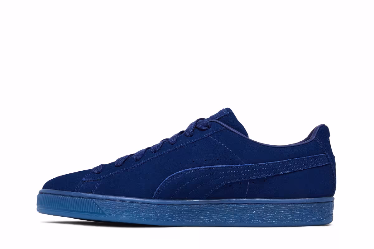 Puma Suede Classic Mono Gold - Elektro Blue, view 4