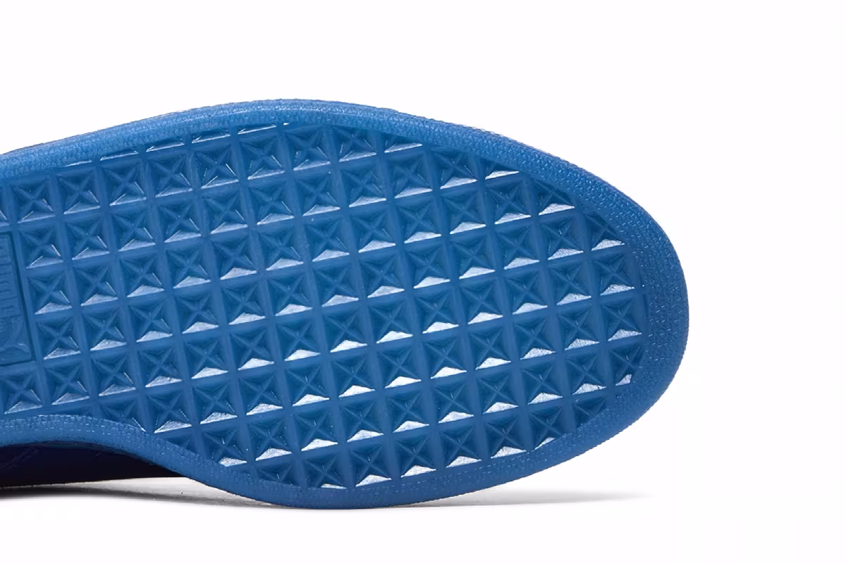 Puma Suede Classic Mono Gold - Elektro Blue, view 6