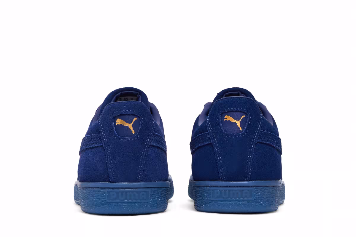 Puma Suede Classic Mono Gold - Elektro Blue, view 7