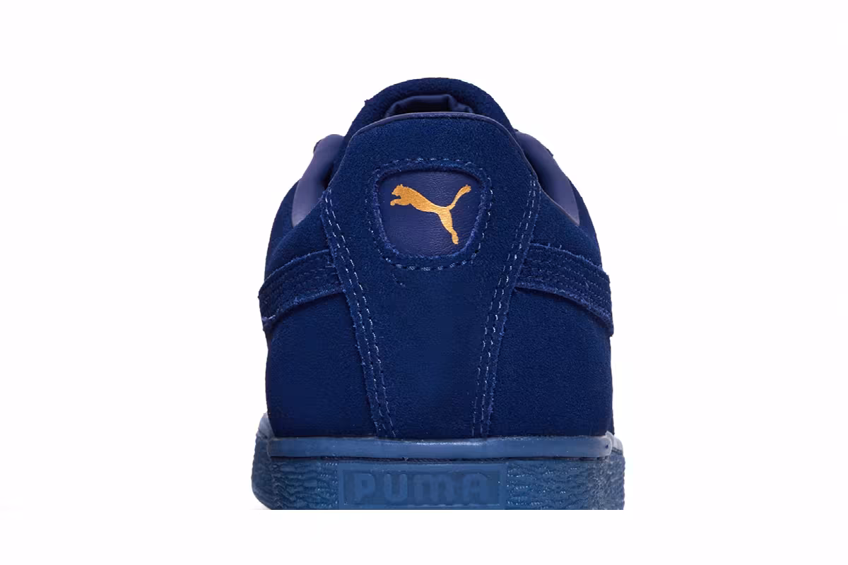 Puma Suede Classic Mono Gold - Elektro Blue, view 8