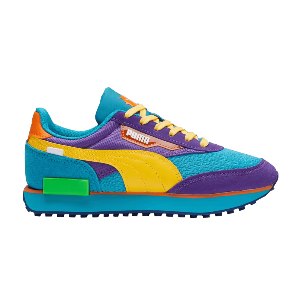 Rugrats x Puma Future Rider Jr Caribbean Sea Ultra Yellow