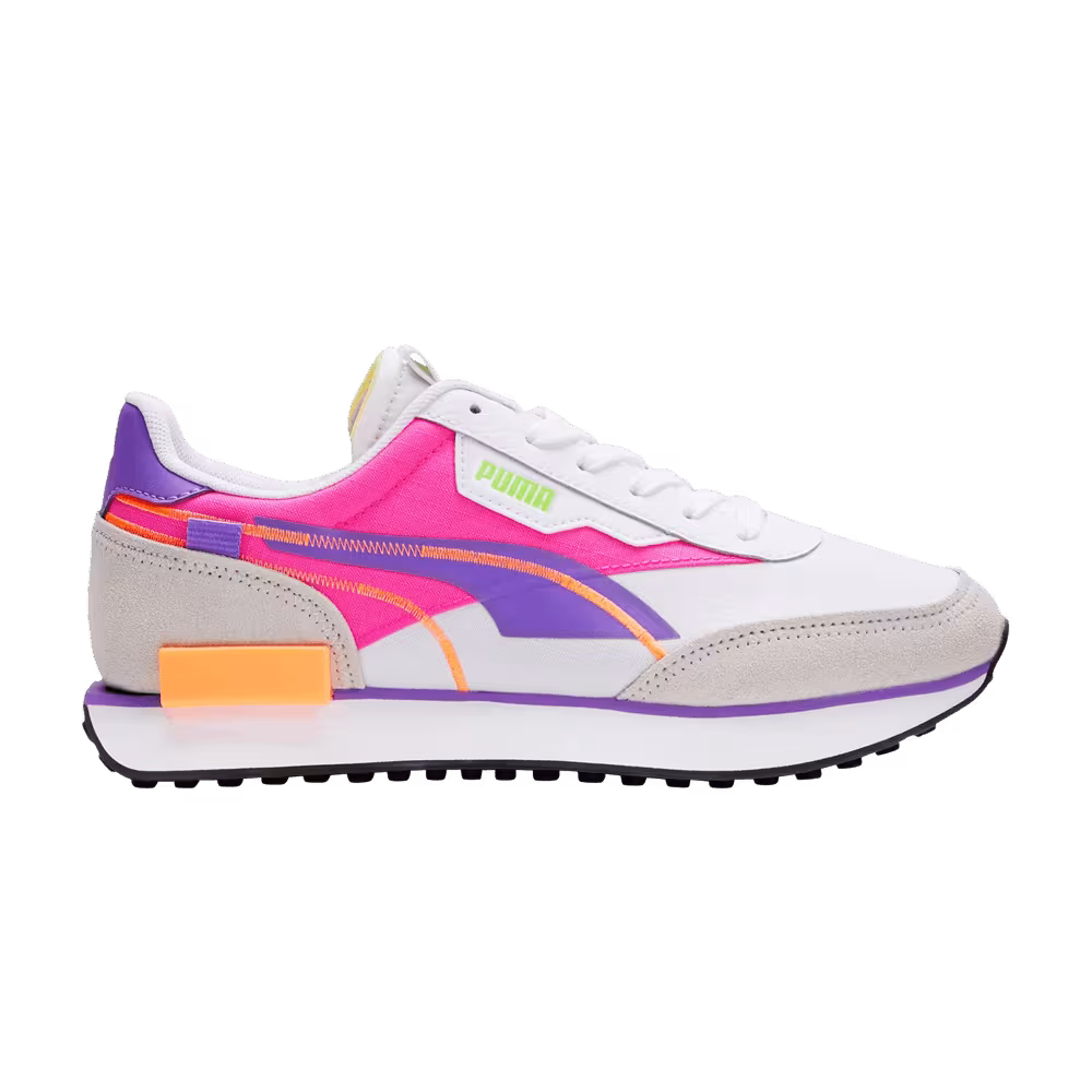 Puma Women's Future Rider Twofold White Luminous Purple