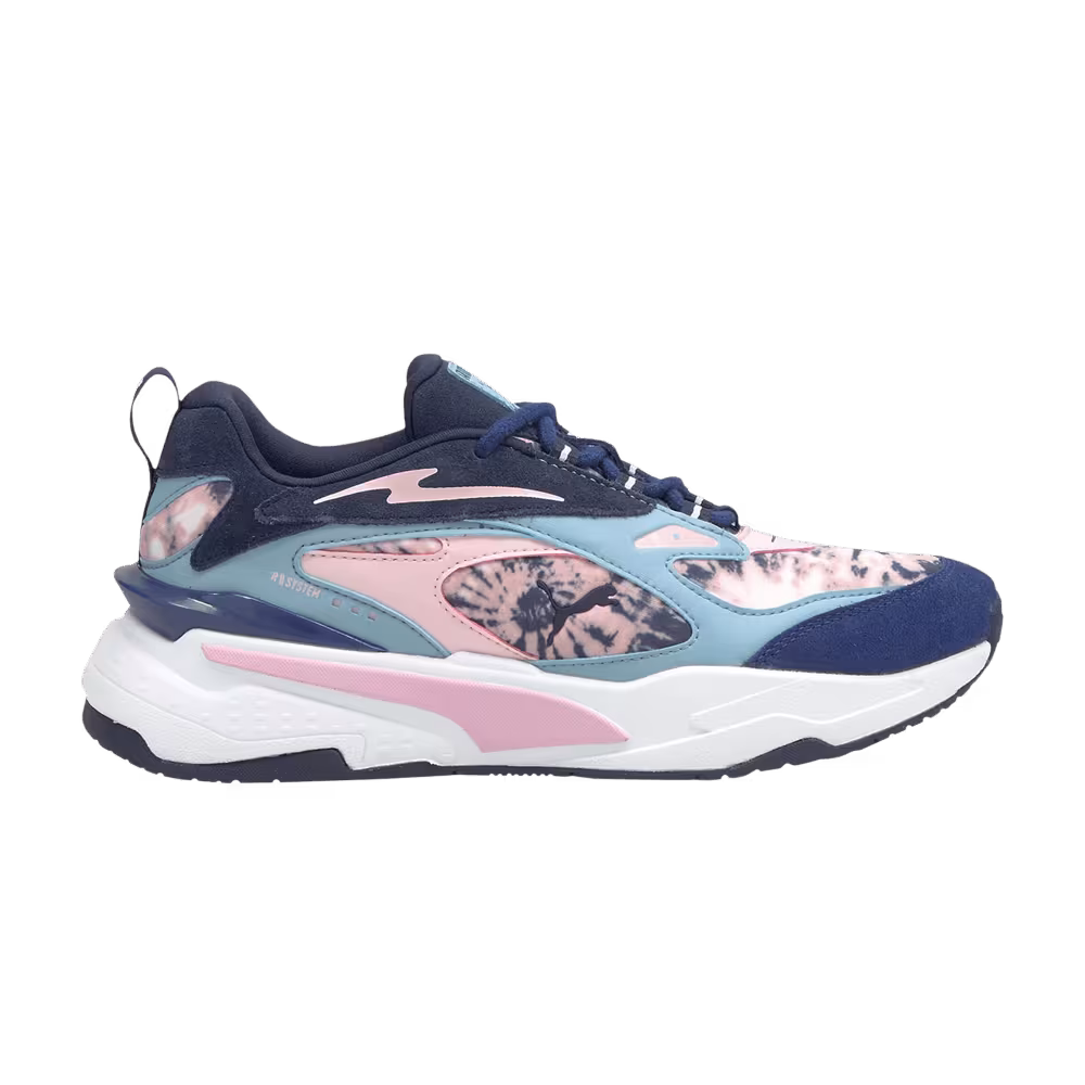 Puma Women's RS-Fast Tie Dye - Forever Blue Pink Lady