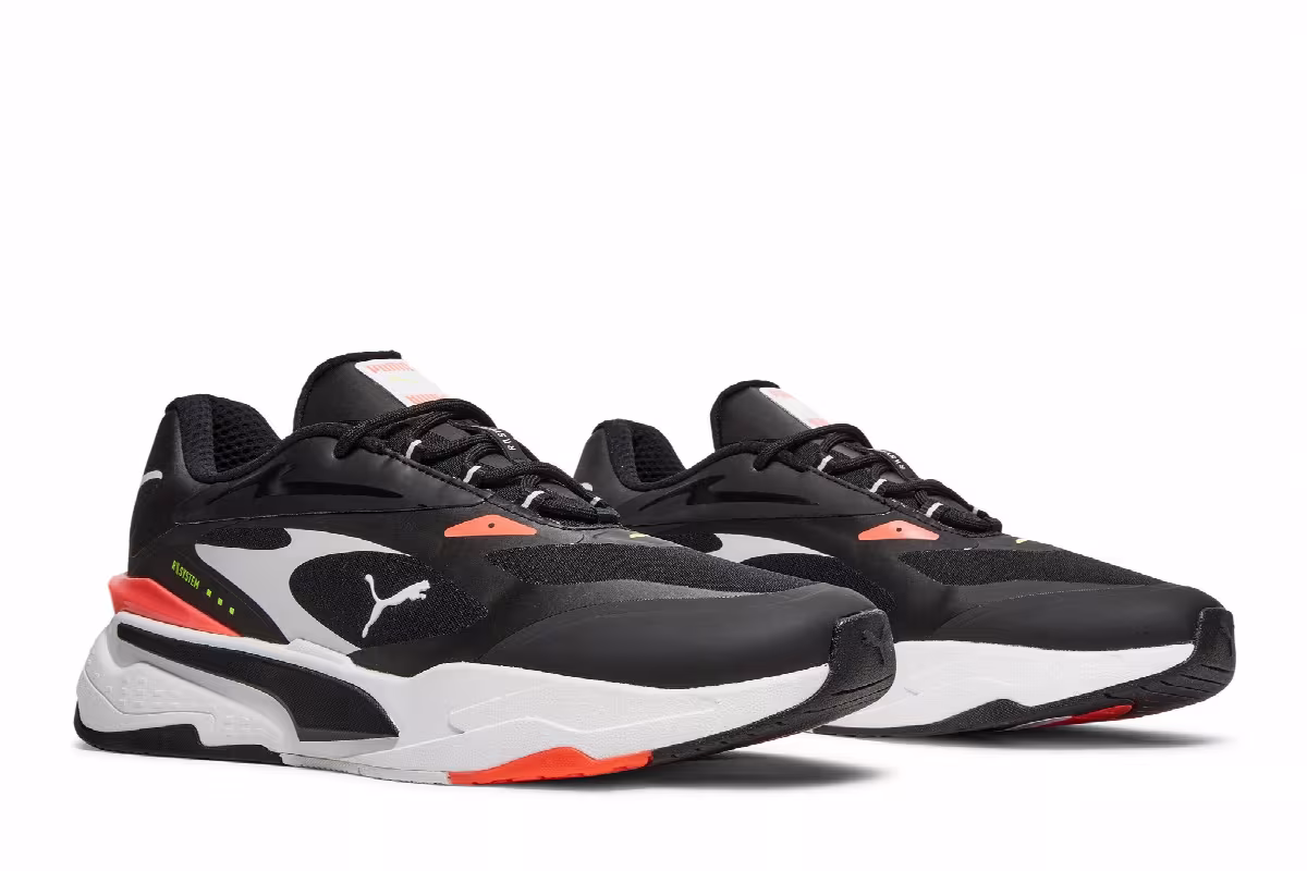 Puma RS-Fast Tech Black Fiery Coral, view 9