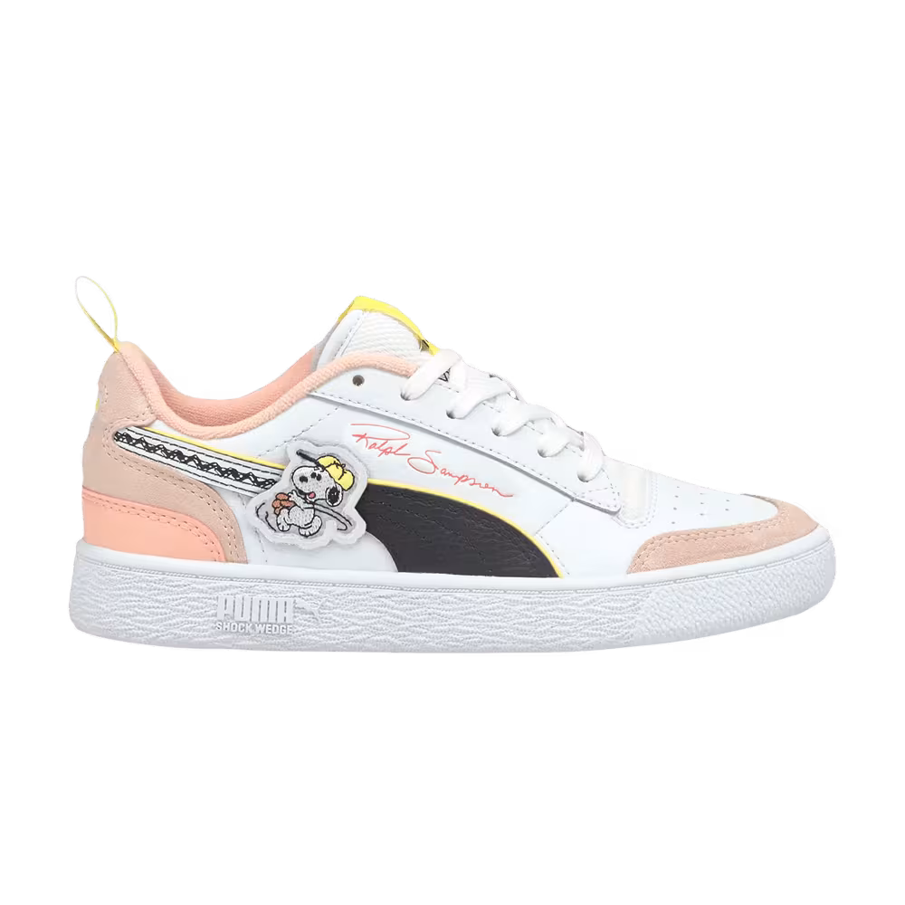 Peanuts x Puma Ralph Sampson Jr Snoopy - White Apricot Blush