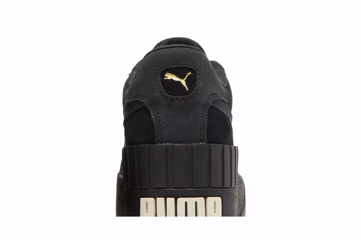 Puma Women's Cali Wedge Tonal Black, view 8