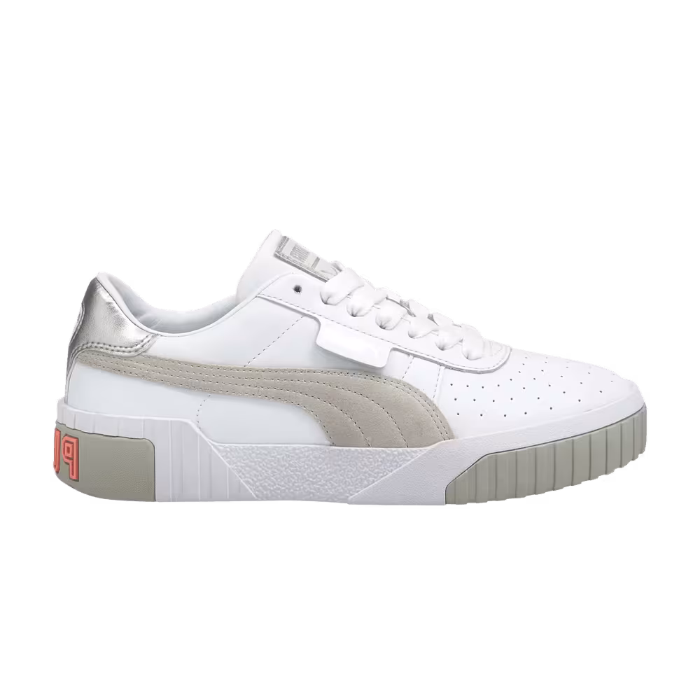Puma Women's Cali Soft Glow White Grey Violet