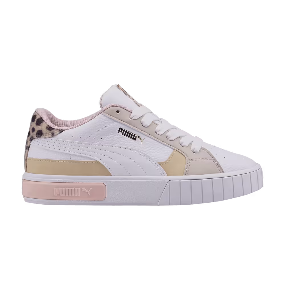 Puma Women's Cali Star Feline White Leopard