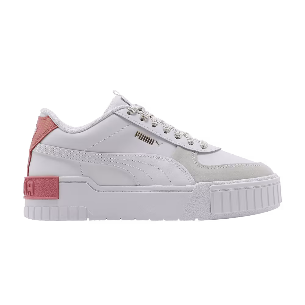 Puma Cali Sport Jr Fireworks - White Sun Kissed Coral