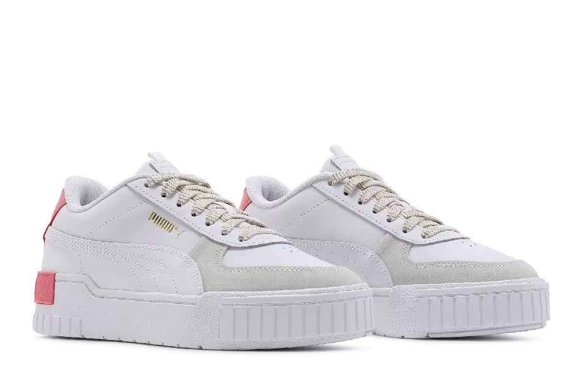 Puma Cali Sport Jr Fireworks - White Sun Kissed Coral, view 9