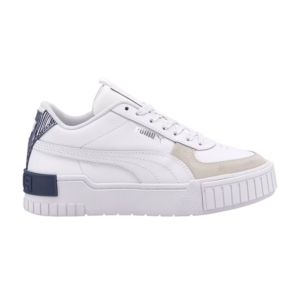 Puma Cali Sport Jr Fireworks - White Elektro Blue